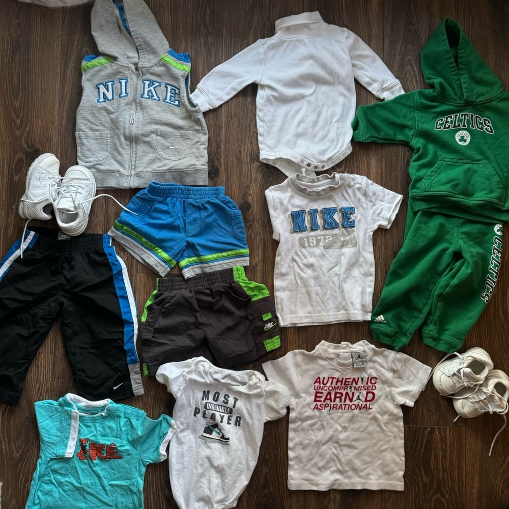 Bundle 12-18 month Nike boys clothes and shoes